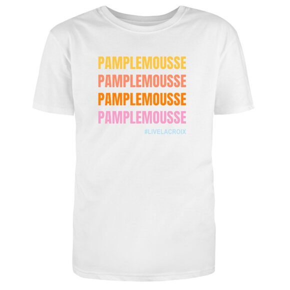 New! LaCroix Pamplemousse Sparkling Water T-Shirt #LiveLaCroix - Picture 2 of 3